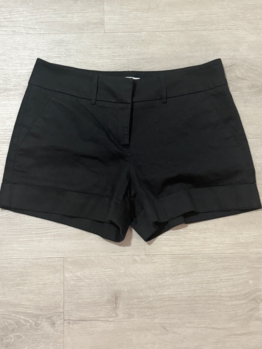 New York & Company Black Cuffed Tailored Women's Shorts